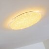 Oranki Plafondlamp LED Wit, 1-licht, Afstandsbediening