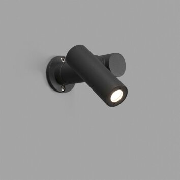 Faro Barcelona Spy-1 Muurlamp Grijs, 1-licht