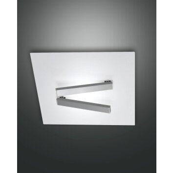 Fabas Luce Agia Plafondlamp LED Wit, 1-licht