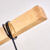 Barbengo Hanglamp Hout licht, Zwart, 6-lichts