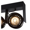 Lucide GRIFFON Plafond straler Zwart, 2-lichts