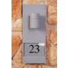 Konstsmide MODENA Huisnummer verlichting Grijs, 1-licht