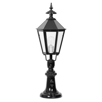 KS Verlichting Oxford Sokkellamp Zwart, 1-licht