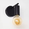 Pamunkey Muurlamp Zwart, 1-licht