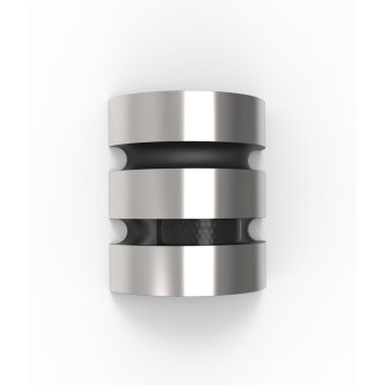 Lutec MAYA Buiten muurverlichting LED roestvrij staal, 1-licht, Bewegingsmelder