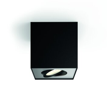 Philips Box Plafondlamp LED Zwart, 1-licht
