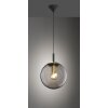 Fischer & Honsel living Dini Hanglamp Zwart, 1-licht