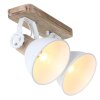 Steinhauer Gearwood Spotlamp Wit, 2-lichts