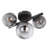 Globo DREADO Plafondlamp LED Rookkleurig, 3-lichts