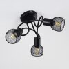 Cairns Plafondlamp Zwart, 3-lichts