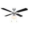 Globo CHAMPION Ventilator Chroom, 1-licht