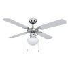 Globo CHAMPION Ventilator Chroom, 1-licht