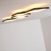 Bacolod Plafondlamp LED Zwart, 1-licht