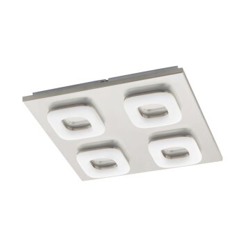Eglo LITAGO Plafondlamp LED Nikkel mat, 4-lichts
