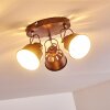 Safari Plafondlamp Roest, 3-lichts