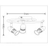 Lucide CARO Spot Chroom, 3-lichts