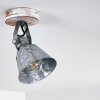Berkeley Plafondlamp Hout licht, Gegalvaniseerd, 1-licht
