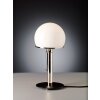 Tecnolumen Wagenfeld WA 23 SW Tafellamp Nikkel mat, Zwart, 1-licht