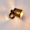 Bathinda Muurlamp Zwart, 1-licht