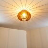 Valkom Plafondlamp Hout licht, 1-licht