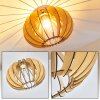 Valkom Plafondlamp Hout licht, 1-licht