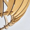 Valkom Plafondlamp Hout licht, 1-licht
