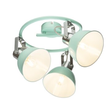 Globo ROLI Plafond straler Groen, 3-lichts