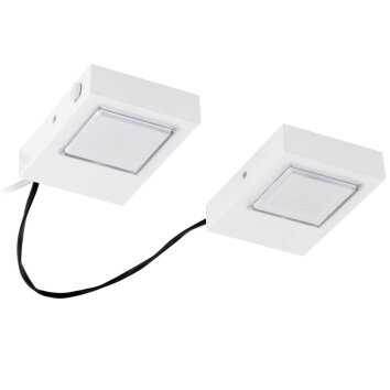 Eglo LAVAIO Inbouw keukenlamp LED Wit, 2-lichts