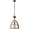 Brilliant Matrix Wood Hanglamp Zwart, 1-licht