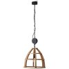 Brilliant Matrix Wood Hanglamp Zwart, 1-licht