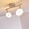 Donot Plafondlamp LED Nikkel mat, 2-lichts