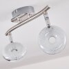 Donot Plafondlamp LED Nikkel mat, 2-lichts