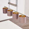 Glane Hanglamp Nikkel mat, 4-lichts