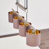 Glane Hanglamp Nikkel mat, 4-lichts