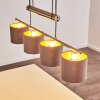 Glane Hanglamp Nikkel mat, 4-lichts