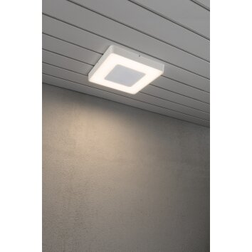 Konstsmide Carrara Plafondlamp LED Wit, 1-licht, Afstandsbediening