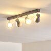 Osco Plafondlamp LED Grijs, 4-lichts
