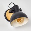 Flagstaff Muurlamp Hout licht, Zwart, 1-licht