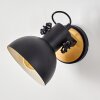 Flagstaff Muurlamp Hout licht, Zwart, 1-licht