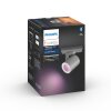 Philips Hue Ambiance White & Color Argenta Wandspot / plafondspot extensie Zilver, 1-licht, Kleurwisselaar