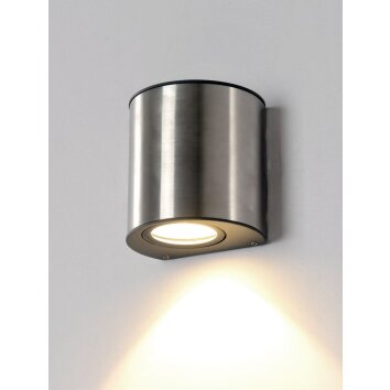 Lutec ILUMI Muurlamp LED roestvrij staal, 1-licht