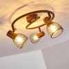 Arjen Plafondlamp Roest, 3-lichts