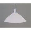 Brilliant Logo Hanglamp Wit, 1-licht