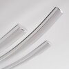 Cartago Plafondlamp LED Chroom, 3-lichts