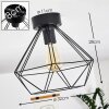 Cenova Plafondlamp Zwart, 1-licht