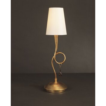 Mantra Paola Tafellamp Goud, 1-licht
