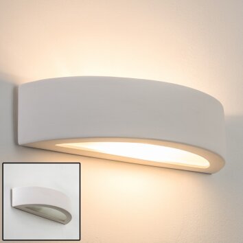 Montefalco Muurlamp Wit, 1-licht