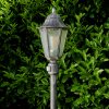Lignac Buiten staande lamp Zwart, Zilver, 1-licht, Bewegingsmelder