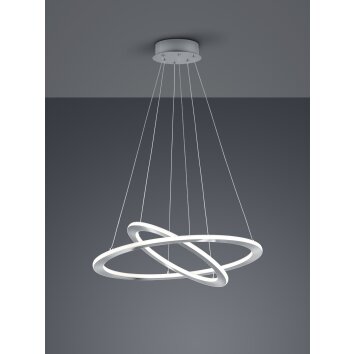 Trio Durban Hanglamp LED Nikkel mat, 1-licht