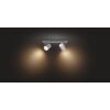 Philips Hue Ambiance White & Color Argenta Wandspot / plafondspot extensie Zilver, 2-lichts, Kleurwisselaar